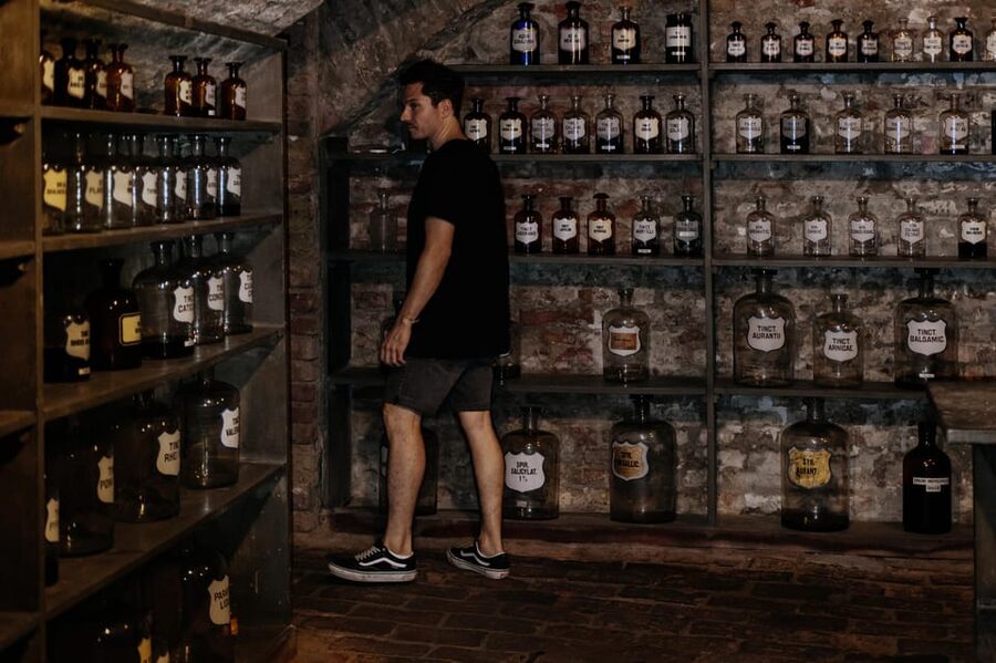 Vienna: Viennese Underworld Guided Walking Tour - The old pharmacy laboratory and medicine cellar