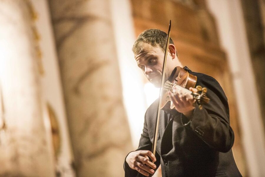 Vienna: Vivaldi’s Four Seasons Concert in Karlskirche - Getting settled inside the church