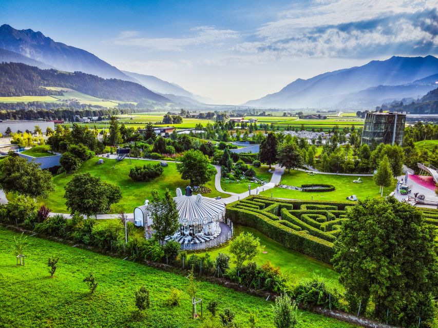 Wattens: Swarovski Crystal Worlds Entrance Ticket - The Giant and the first glimpse of Wattens
