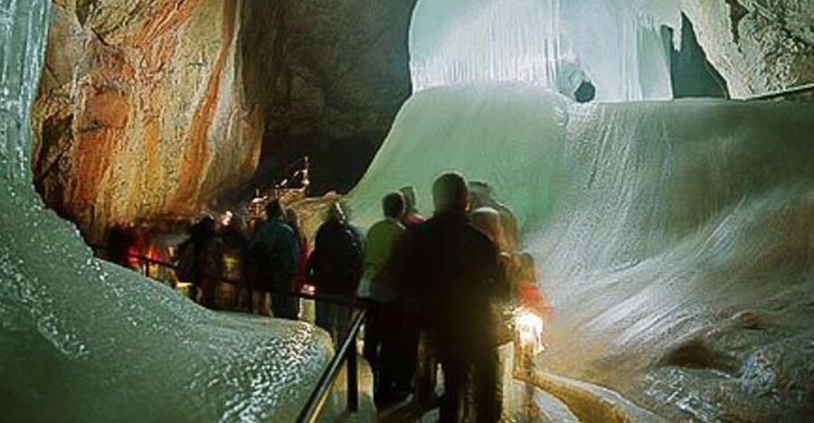 Werfen Ice Caves Private Tour - Reaching the ice cave by gondola and foot
