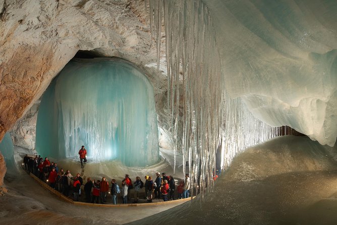 Werfen World's Largest Ice Caves and Golling Waterfalls Tour - Golling Waterfall is a quick final stop